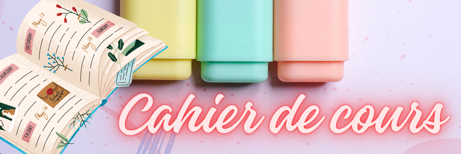 image cahier de cours