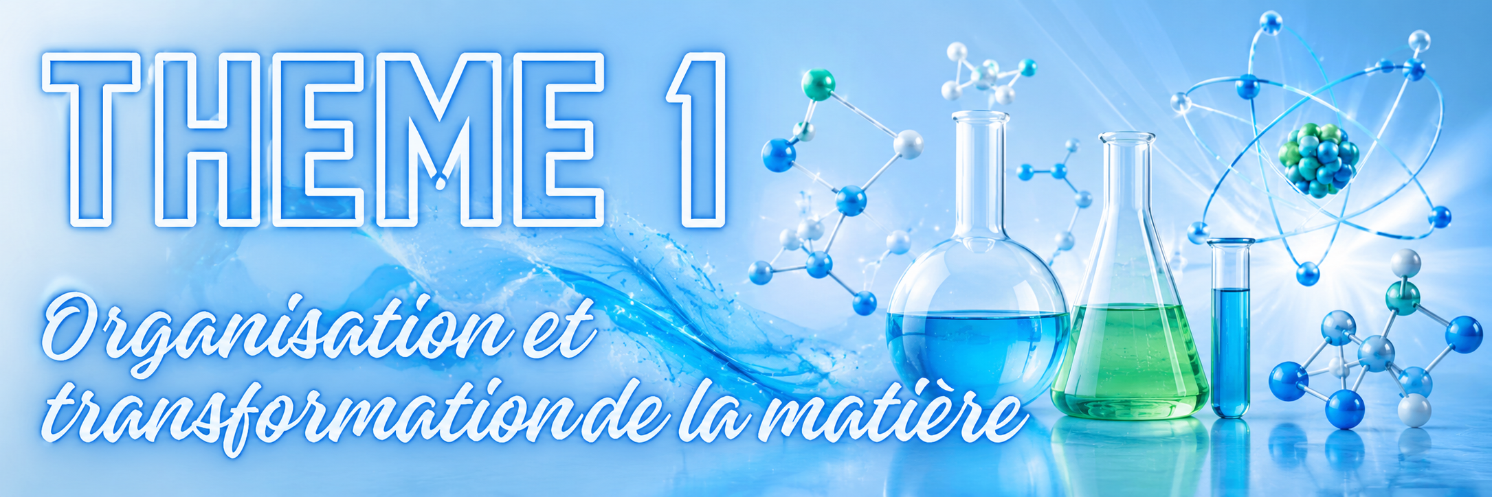 Thème 1 : Organisation et transformation de la matière